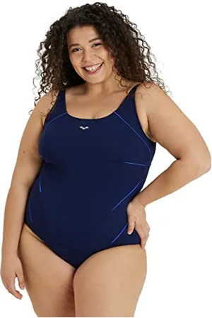 Arena Bodylift damska biżuteria B Cup Plus Size One Piece Shaping Swimsuit Wing Back Tummy Control Ladies Pool Bathing Suit, , 52