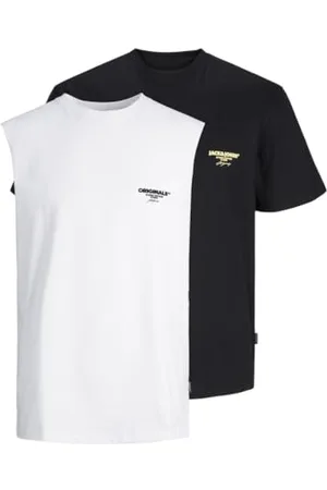 JACK & JONES Męski T-shirt i tank top zestaw, , M