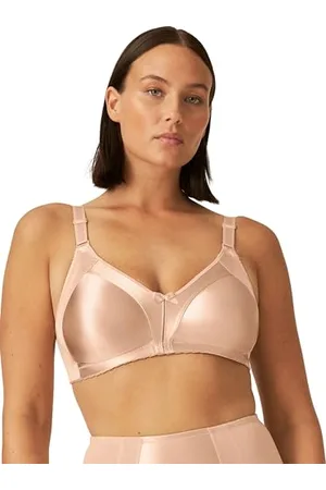 NATURANA ® Minimizer biustonosz bez fiszbin [Cup B-G] I maksymalne trzymanie dzięki przemyślanemu krojowi i szerokim ramiączkom I biustonosz minimalizujący optycznie mniejszy rozmiar miseczki
