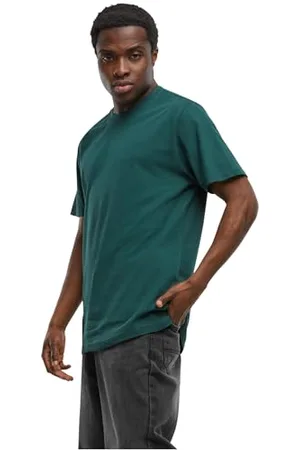 Build Your Brand Męski T-shirt z okrągłym dekoltem, basic, dla mężczyzn, okrągły dekolt, bawełna, , 5XL