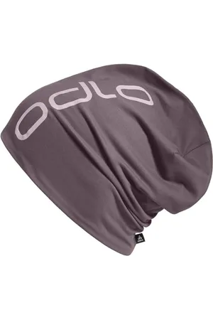Odlo Czapka unisex dla mężczyzn i kobiet, dwustronna czapka sportowa, zestaw akcesoriów beanie, szary Ridge-misty liliowy, jeden rozmiar, , jeden rozmiar