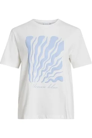 VILA Visybil Beach O-Neck S/S T-Shirt, , XS