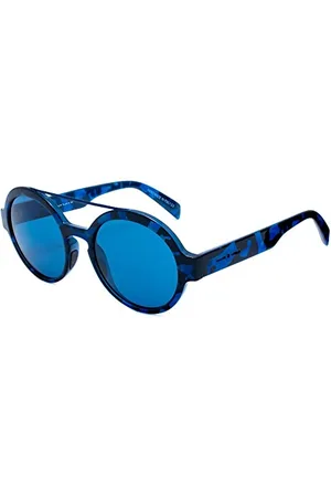 Italia Independent Unisex okulary przeciwsłoneczne 0913-141-GLS, niebieskie (Azul), 51,0, , 51