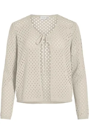 VILA Vicatzu L/S Short Knit Cardigan, , S