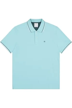 Champion Męskie Legacy - Polo z logo na klatce piersiowej, niebieskie (BS184), XS, , XS