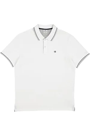 Champion Męskie Legacy - Polo z logo na klatce piersiowej, białe (WW001), L, , L