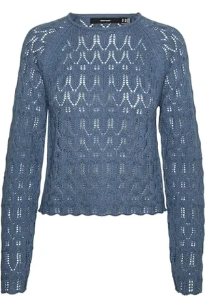 VERO MODA VMNEWFABIENNE LS sweter z okrągłym dekoltem NOOS, , M