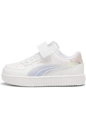 PUMA Caven Holo 2.0 AC+ Inf buty dziecięce 0-24, Biały Mauve Mist Silver, 21 EU