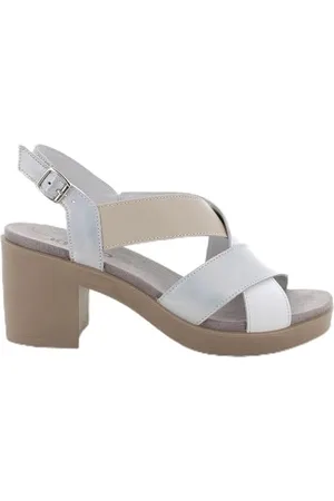 IGI&CO D.Aisha damskie sandały na obcasie, srebrno-białe, rozmiar 39 EU, , 39 EU