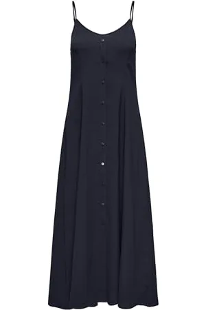 ONLY Onlnova Life Vis Gigi Long Dress Solid, , M