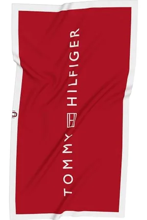 Tommy Hilfiger RĘCZNIK unisex UU0UU00108, czerwony, jeden rozmiar, , rozmiar uniwersalny