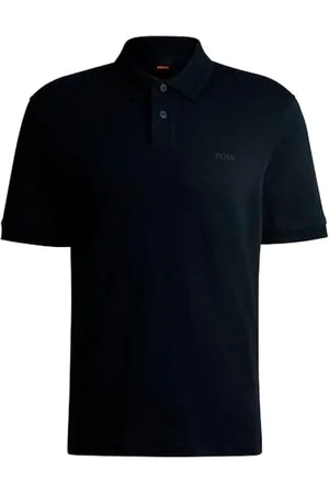 HUGO BOSS Męska koszulka polo Pe_Interlock, ciemnoniebieska 404, , 3XL