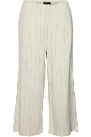 VERO MODA Vmmindy Hw Loose Linen Culotte Mix Noos, , 42