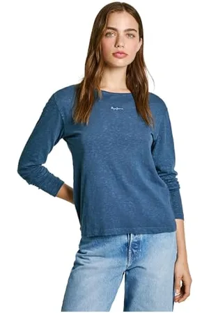 Pepe Jeans Damska koszulka Floren, niebieska, XL, , XL