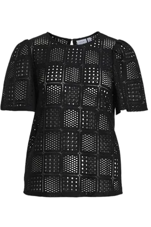 VILA Vinovira O-Neck S/S Top, , XS