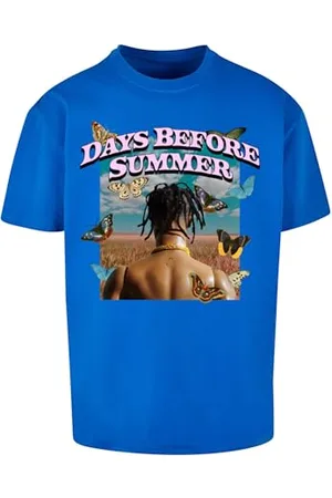 Mister Tee Upscale Unisex T-Shirt Days Before Summer Oversize Tee, T-shirt z nadrukiem, oversized fit, bawełna, , XL