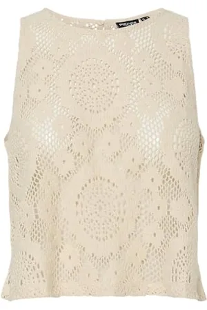 Pieces® Pclambi Sl Crochet Top Bc, , S