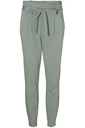 VERO MODA VMEVA HR LOOSE PAPERBAG PANT GA NOOS, , 32/L-XXL