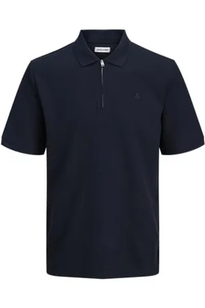 JACK & JONES Jjeaustin Zip Polo Ss Sn, , XL
