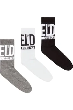 Diesel Skm-Wraparound-Mid-Cut-Cushioned-Socks Skarpetki Męskie, , Small