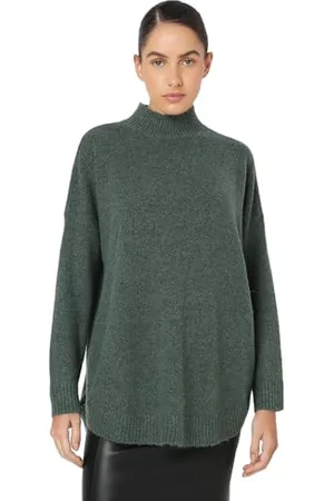 VERO MODA Bestseller A/S Damski VMPLAZA LS Highneck Long GA Boo sweter, , XS, , XS