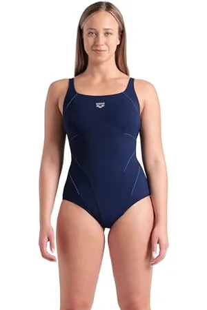 Arena W Jewel One Piece Low C Cup R Swimsuit, Granatowy, 48 Kobiety, granatowy, 42