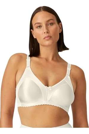 NATURANA ® Minimizer biustonosz bez fiszbin [Cup B-G] I maksymalne trzymanie dzięki przemyślanemu krojowi i szerokim ramiączkom I biustonosz minimalizujący optycznie mniejszy rozmiar miseczki