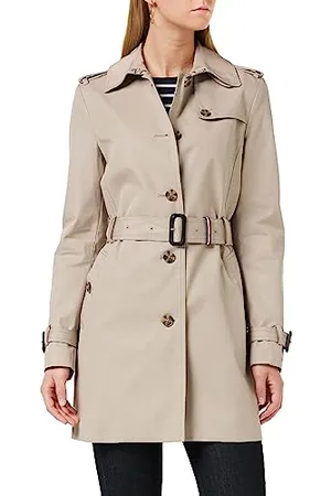 Tommy Hilfiger Kobiety Heritage Single Breasted Trench Płaszcz, , XXL