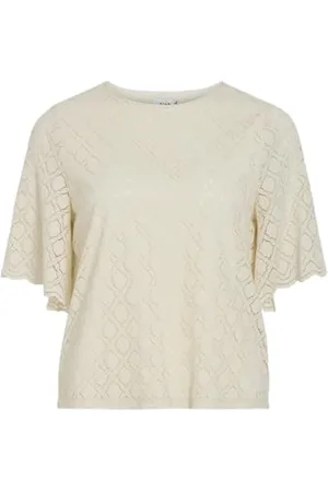 VILA Vimirna O-Neck 2/4 Top, , M