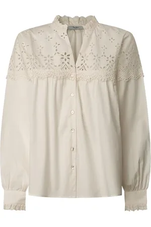 Pepe Jeans Damska koszula BERNADETTE, biała (MOUSSE WHITE), S, , S