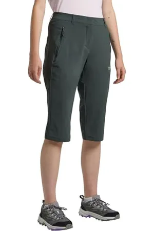Jack Wolfskin Hikeout 3/4 Spodnie W Spodnie turystyczne, Łupek Zielony, W42 Kobiety, , 42