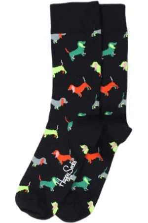Happy Socks Puppy Love, kolorowe i zabawne, Skarpety dla kobiet i mężczyzn, Blu-Miulticolor (36-40)