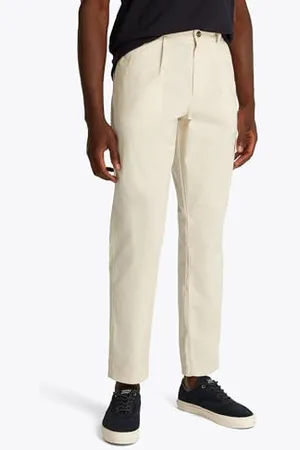 Tommy Hilfiger Męski HARLEM 1PLT PAPERTOUCH MW0MW38796 Chino, Beżowy, 30W / 32L, , 30W / 32L
