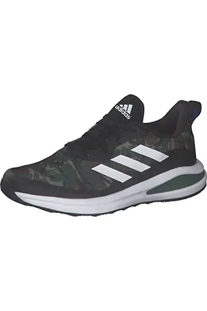 adidas Fortarun K Sneaker dla dzieci unisex, Core Black Ftwr biały zielony tlenek