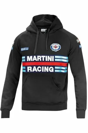Sparco Martini Racing Unisex Dorosły Bluza, Czarny, Standardowy, , M