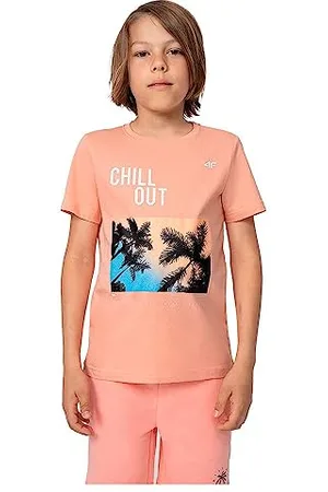 4F Tshirt M288 Kolor łososiowy Męski Rozmiar 146, , 146