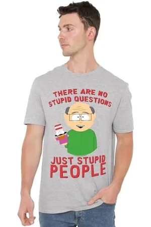 South Park No Stupid Questions koszulka unisex, biała, XXXXXL, , 5XL