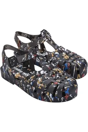 Melissa Mini Possession Print + Sandały wędkarskie damskie, , 32 1/9 EU