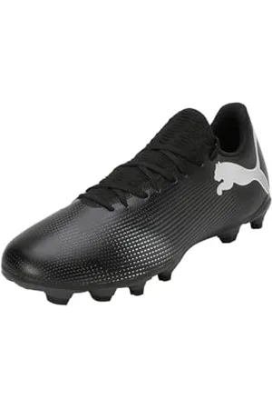 PUMA Męskie buty piłkarskie Future 7 Play Fg/Ag, Czarna , biała , 45 EU