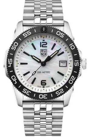 Luminox Męski analogowy szwajcarski mechanizm kwarcowy zegarek z bransoletką ze stali nierdzewnej XS.3126M, , PACIFIC DIVER 3120M SERIES