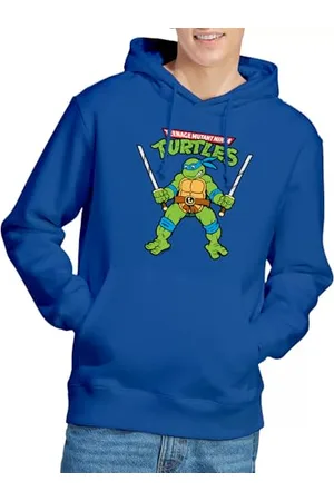 Teenage Mutant Ninja Turtles Bluza z kapturem Tmnt Retro Leo, błękit, M, , M