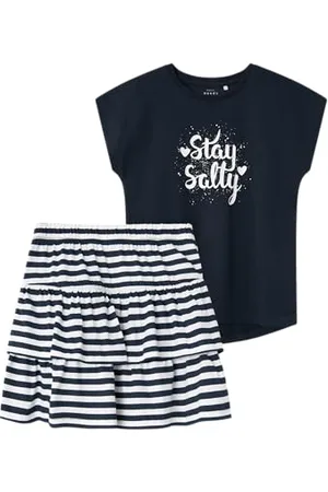 NAME IT Nkfvigea Capsl Top Skirt Set, , 128 cm