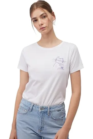 Mavi Damski T-shirt CAT Drink Tee T-shirt, , S, , S