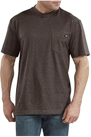 Dickies Koszulka męska z krótkim rękawem Heavyweight Heathered Crew Neck Tee, Piasek pustyni., L Wysoki