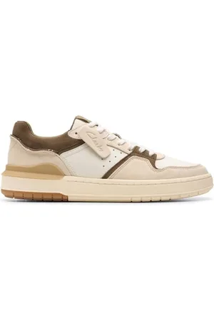 Clarks Męskie trampki Courtlite2 Lo, Dark Olive Combi, 40,5 EU, , 45 EU