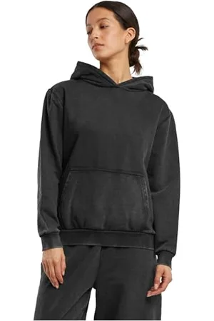Build Your Brand Damska bluza z kapturem w stylu vintage, Heavy Hoody, swobodna damska bluza z kapturem o spranym wzornictwie, rozmiary XS - 5XL, , 3XL