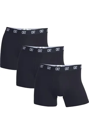 CR7 - Cristiano Ronaldo Cristiano Ronaldo męskie bokserki obcisłe (zestaw 3 sztuk), czarne, S