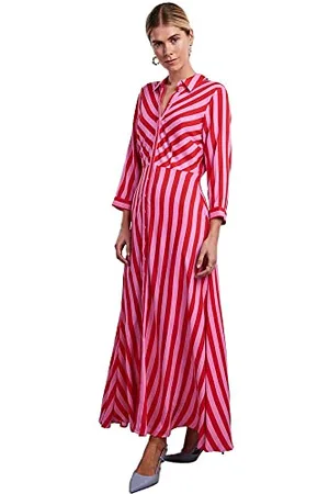 Y.A.S Damska sukienka savanna Long Shirt Dress S. Noos, , XS