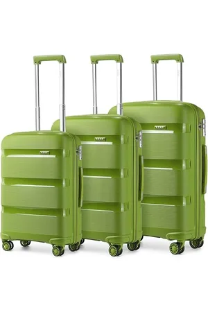 Kono 61 cm średni bagaż rejestrowany 66 l zamek TSA lekka polipropylenowa twarda obudowa walizka, , 3 Pcs Set, Zestaw bagażowy