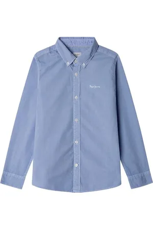Pepe Jeans Chłopięca koszula Camdem, niebieska (AZZURRO BLUE), 16, , 16 lat